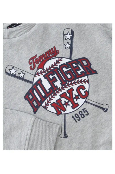Суитчър/блуза baseball ringer | Regular Fit Tommy Hilfiger сив