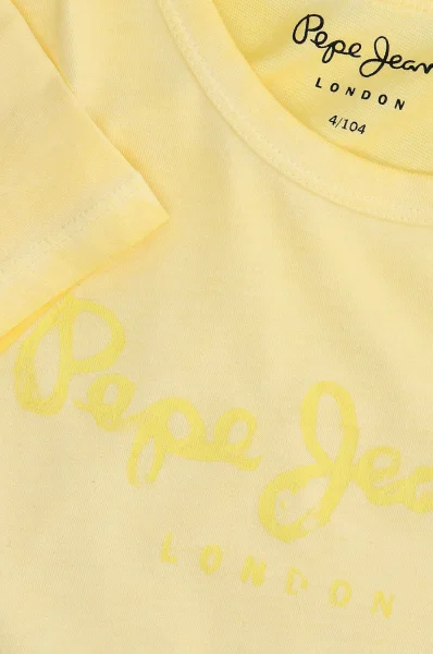 Тениска Fonso | Regular Fit Pepe Jeans London жълт