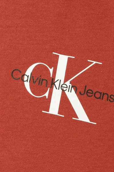 Тениска | Regular Fit CALVIN KLEIN JEANS кафяв