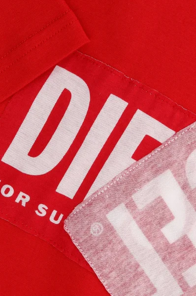 Тениска TDIEGO | Regular Fit Diesel червен