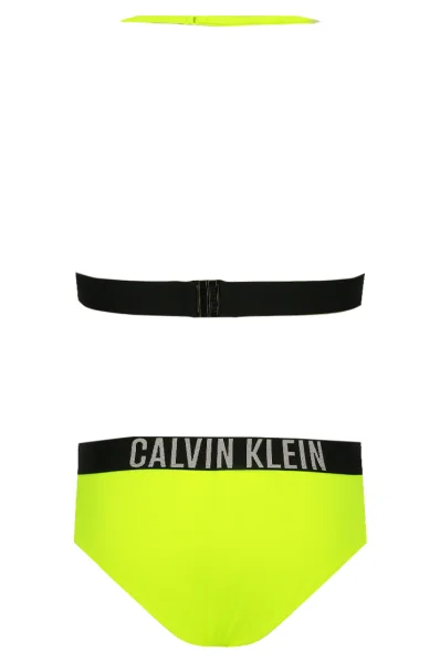 Бански костюм Calvin Klein Swimwear лимонен