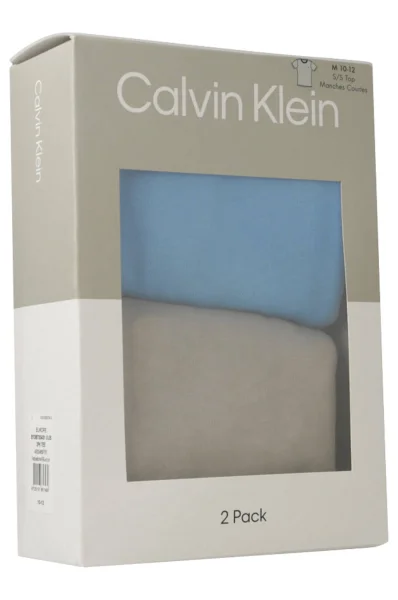Тениска 2-pack | Regular Fit Calvin Klein Underwear сив