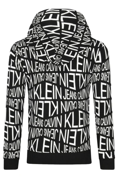 Суитчър/блуза DISTORTED | Regular Fit CALVIN KLEIN JEANS черен