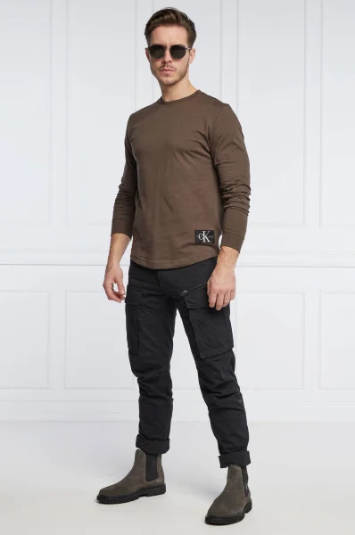 Карго панталон Rovic zip 3d | Tapered G- Star Raw черен