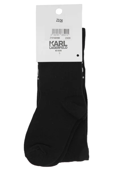 Чорапогащник Karl Lagerfeld Kids черен
