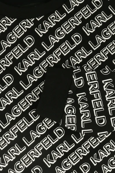 Суитчър/блуза | Regular Fit Karl Lagerfeld Kids черен