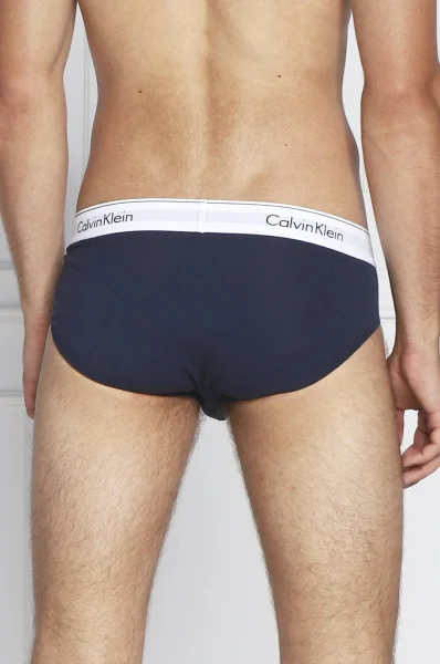 Слипове 3-pack Calvin Klein Underwear тъмносин