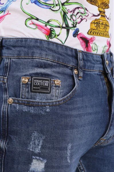 Дънки | Slim Fit Versace Jeans Couture тъмносин