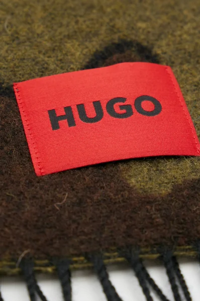 вълнен шал men-z 519 HUGO черен
