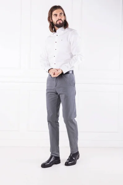 панталон chino classic | regular fit Tommy Tailored сив