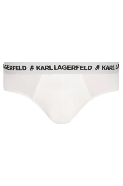 Слипове 3-pack Karl Lagerfeld бял