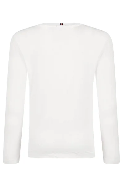 Блуза с дълъг ръкав | Regular Fit Tommy Hilfiger бял