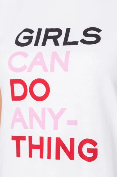 Тениска WALK GIRLS | Regular Fit Zadig&Voltaire бял