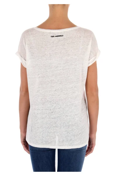 Тениска | Loose fit Karl Lagerfeld бял