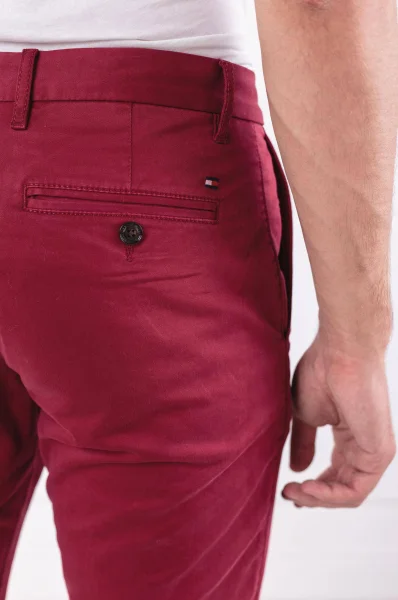 панталон chino denton chin | straight fit Tommy Hilfiger червен
