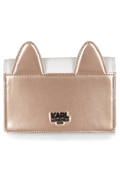 Дамска чанта за рамо Karl Lagerfeld Kids бял