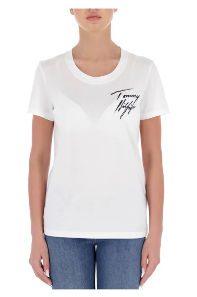 Тениска | Regular Fit Tommy Hilfiger бял