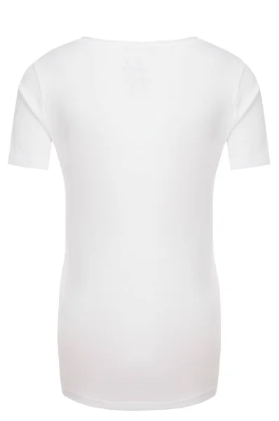 T-shirt BOSS ORANGE бял