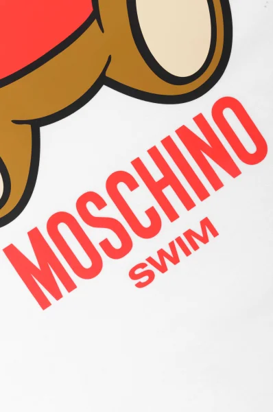 Тениска Moschino Swim бял