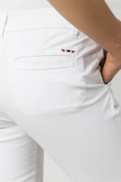 панталон meridian 1 | slim fit Napapijri бял