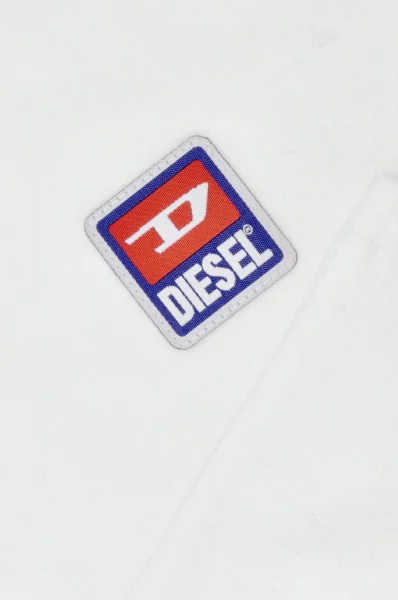 Тениска TDIEGODIV | Regular Fit Diesel бял