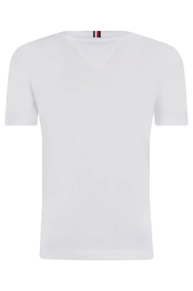 Тениска TH COLLEGE 85 TEE S/S | Regular Fit Tommy Hilfiger бял
