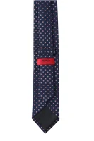 Вратовръзка | с добавка коприна HUGO тъмносин