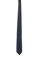 Коринен вратовръзка BOSS BLACK тъмносин