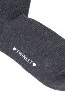 3/4 чорапи TWINSET графитен