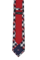 Вратовръзка DOBBY CLASSIC SLIM Tommy Tailored червен