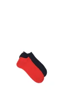 2 Pack low socks Tommy Hilfiger червен