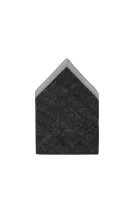 Woolen pocket square BOSS BLACK графитен