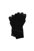 Graas 3 Wool Smartphone Gloves BOSS ORANGE черен