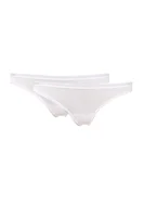 2 PACK BRIEFS Calvin Klein Underwear бял