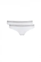 2-PACK thongs Calvin Klein Underwear бял
