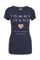 Тениска TJW HEART LOGO | Slim Fit Tommy Jeans тъмносин