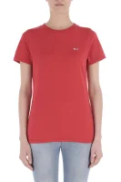 Тениска TJW TOMMY CLASSICS T | Boyfriend fit Tommy Jeans червен