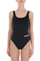Бански костюм Calvin Klein Swimwear черен