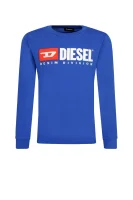 Блуза с дълъг ръкав TJUSTDIVISION | Regular Fit Diesel син