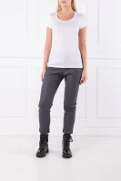 вълнено панталон sasizy | regular fit BOSS ORANGE сив