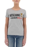 Тениска | Regular Fit Moschino Underwear сив