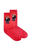 Чорапи Tux Bear POLO RALPH LAUREN червен