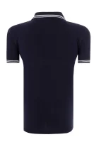 Поло/тениска с яка | Regular Fit | pique Emporio Armani тъмносин