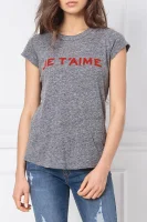 Тениска skinny jtm | Regular Fit Zadig&Voltaire сив