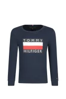 Блуза с дълъг ръкав | Regular Fit Tommy Hilfiger тъмносин