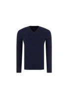 Пуловер | Regular Fit | с добавка кашмир Emporio Armani тъмносин