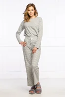 Пижама | Relaxed fit LAUREN RALPH LAUREN сив