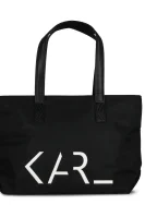 Чанта за рамо Karl Lagerfeld Kids черен