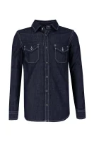 Риза karson dry | Regular Fit | denim Pepe Jeans London тъмносин