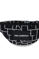 Чанта за кръста Karl Lagerfeld Kids черен